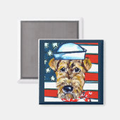 Airedale Marine Magneet (Voorkant / Achterkant)