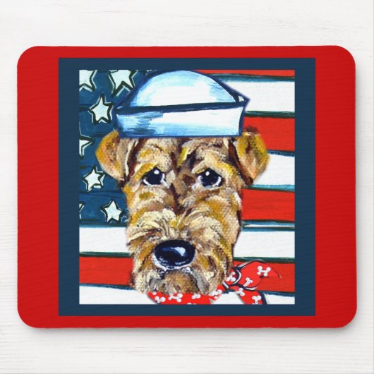 Airedale Marine Muismat (Voorkant)