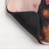 Airedale met Rozen - Valentijnsdag Muismat (Hoek)