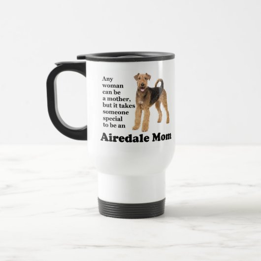 Airedale Moeder Reizen Mok (Links)
