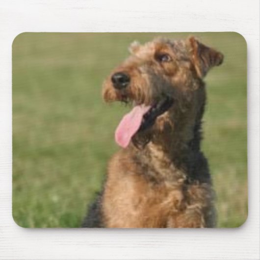 Airedale Mousepad Muismat (Voorkant)
