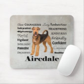 Airedale Mousepad Muismat (Met muis)