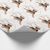 Airedale Papa Cadeaupapier (Hoek)