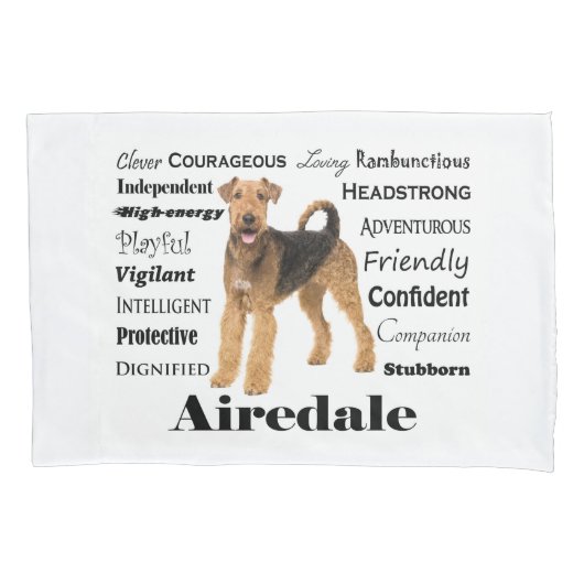 Airedale Pillowcase Kussensloop (Voorkant)