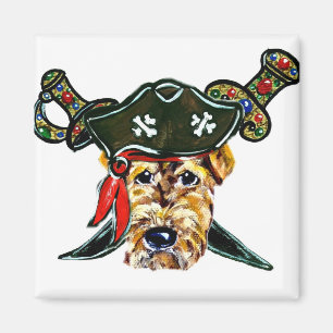 Airedale Piraat Magneet