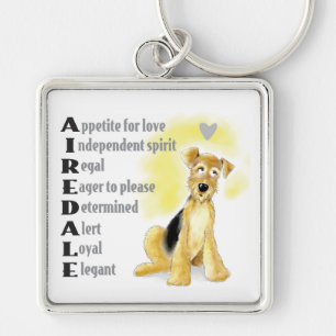 Airedale sleutelhanger