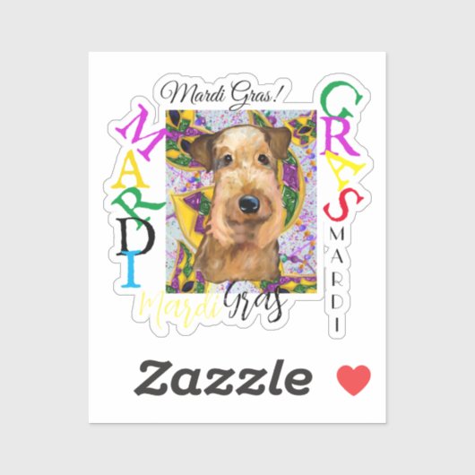 AIREDALE        STICKER (Vel)
