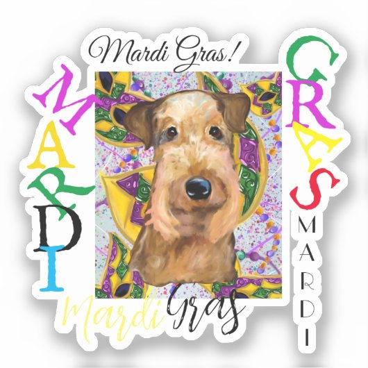AIREDALE STICKER (Voorkant)