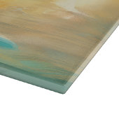 Airedale strand surfen schilderij snijplank (Hoek)