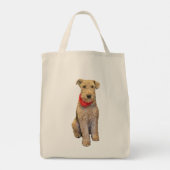 Airedale-tas Tote Bag (Achterkant)