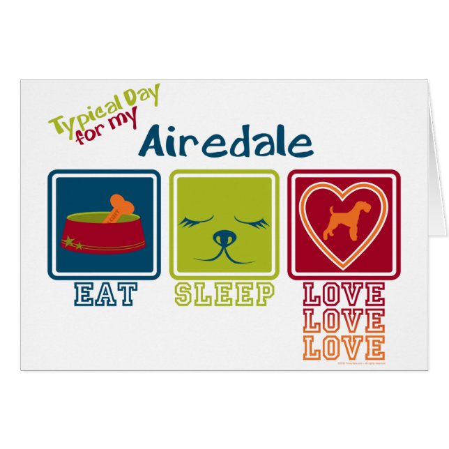 Airedale Terrier (Voorkant Horizontaal)