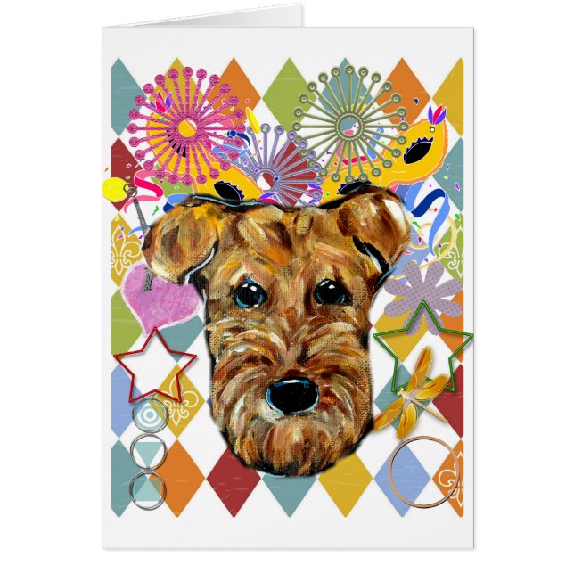 AIREDALE TERRIER (Voorkant)