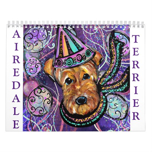 AIREDALE TERRIER 2026 KALENDER (Hoes)