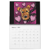 AIREDALE TERRIER 2026 KALENDER (Feb 2027)