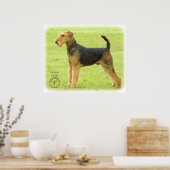 Airedale Terrier 8T092D-16 Poster (Keuken)