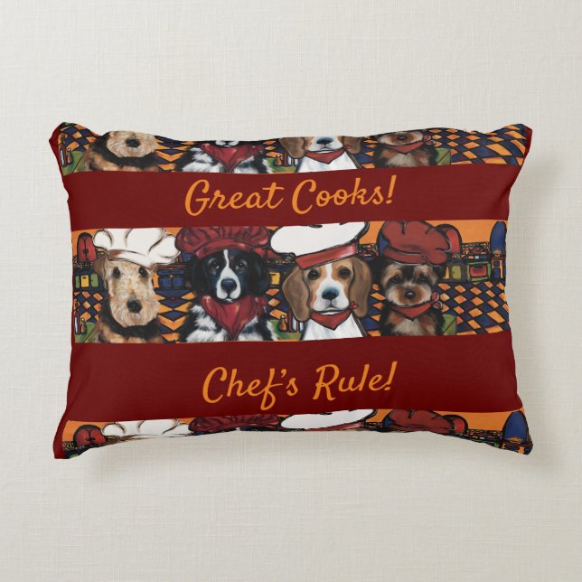 Airedale Terrier Accent Kussen (Voorkant)