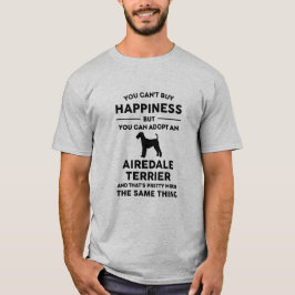 Airedale Terrier Adoption Happiness T-shirt