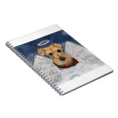Airedale Terrier Angel Notitieboek (Rechterzijde)