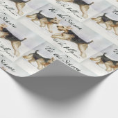 Airedale Terrier Art Cadeaupapier (Hoek)