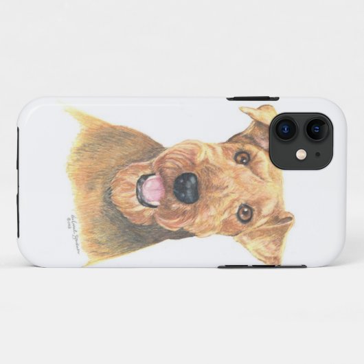 Airedale Terrier Art Case-Mate iPhone Case (Achterkant (horizontaal))
