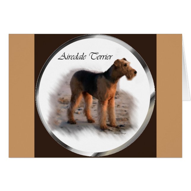 Airedale Terrier Art Gifts (Voorkant Horizontaal)