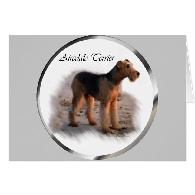 Airedale Terrier Art Gifts (Voorkant Horizontaal)