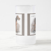 Airedale Terrier Art Gifts Matglas Bierpul (Center)