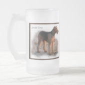 Airedale Terrier Art Gifts Matglas Bierpul (Links)