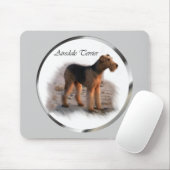 Airedale Terrier Art Gifts Muismat (Met muis)