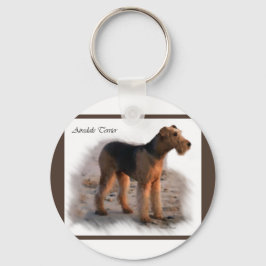 Airedale Terrier Art Gifts Sleutelhanger