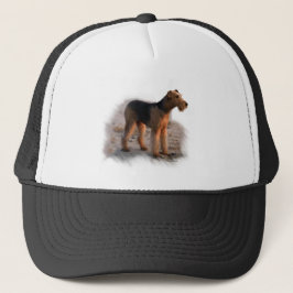 Airedale Terrier Art Gifts Trucker Pet