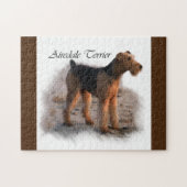 Airedale Terrier Art Legpuzzel (Horizontaal)