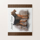 Airedale Terrier Art Legpuzzel (Verticaal)