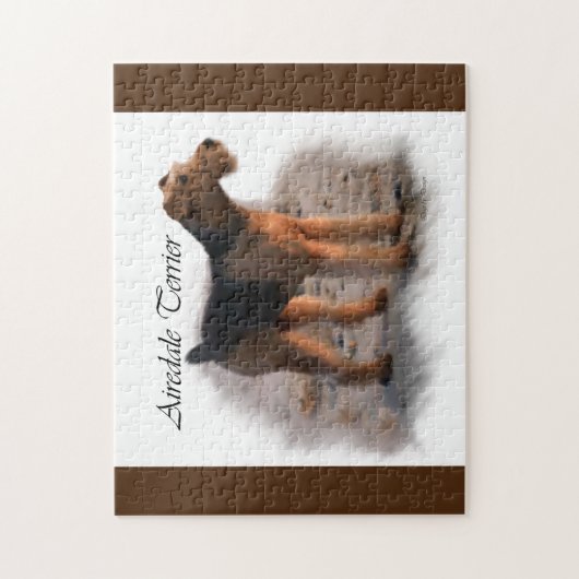 Airedale Terrier Art Legpuzzel (Verticaal)