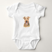 Airedale Terrier Art Romper (Voorkant)
