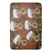 Airedale Terrier Badmat (Voorkant Verticaal)