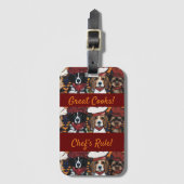 Airedale Terrier Bagagelabel (Voorkant (verticaal))