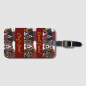 Airedale Terrier Bagagelabel (Voorkant (horizontaal))