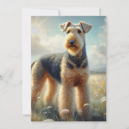 Airedale Terrier Bedankkaart