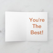 Airedale Terrier Bedankkaart (Binnen)