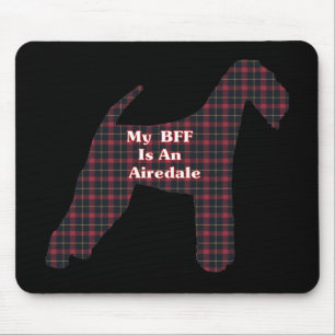 Airedale Terrier BFF Gifts Muismat