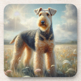 Airedale Terrier Bier Onderzetter
