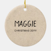 Airedale Terrier Bingley Terrier Hond Hoofd en Naa Keramisch Ornament (Achterkant)