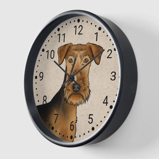 Airedale Terrier Bingley Terrier Hond Hoofd op Bei (Hoek)