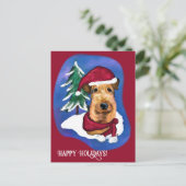 Airedale Terrier Briefkaart (Staand voorkant)