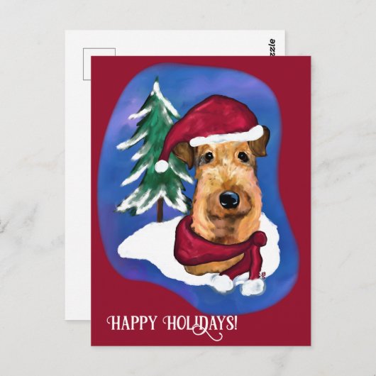 Airedale Terrier Briefkaart (Voorkant / Achterkant)