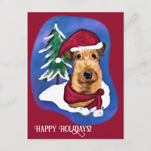 Airedale Terrier Briefkaart (Voorkant)