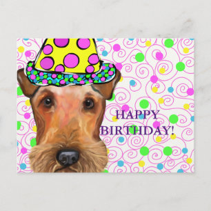 AIREDALE TERRIER BRIEFKAART