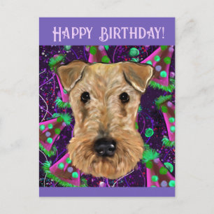 AIREDALE TERRIER BRIEFKAART