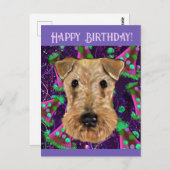 AIREDALE TERRIER BRIEFKAART (Voorkant / Achterkant)